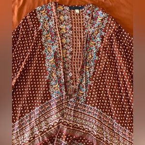 Orange Boho Kimono - Size S